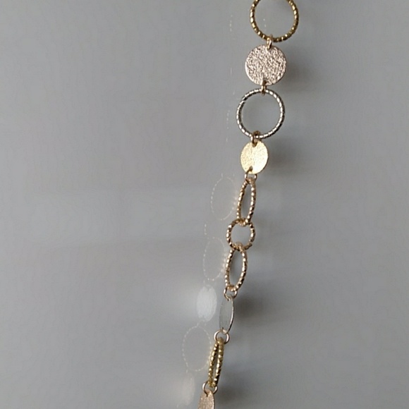 NWT Necklace and Earrings Duo - Gold and Silver - Picture 6 of 8